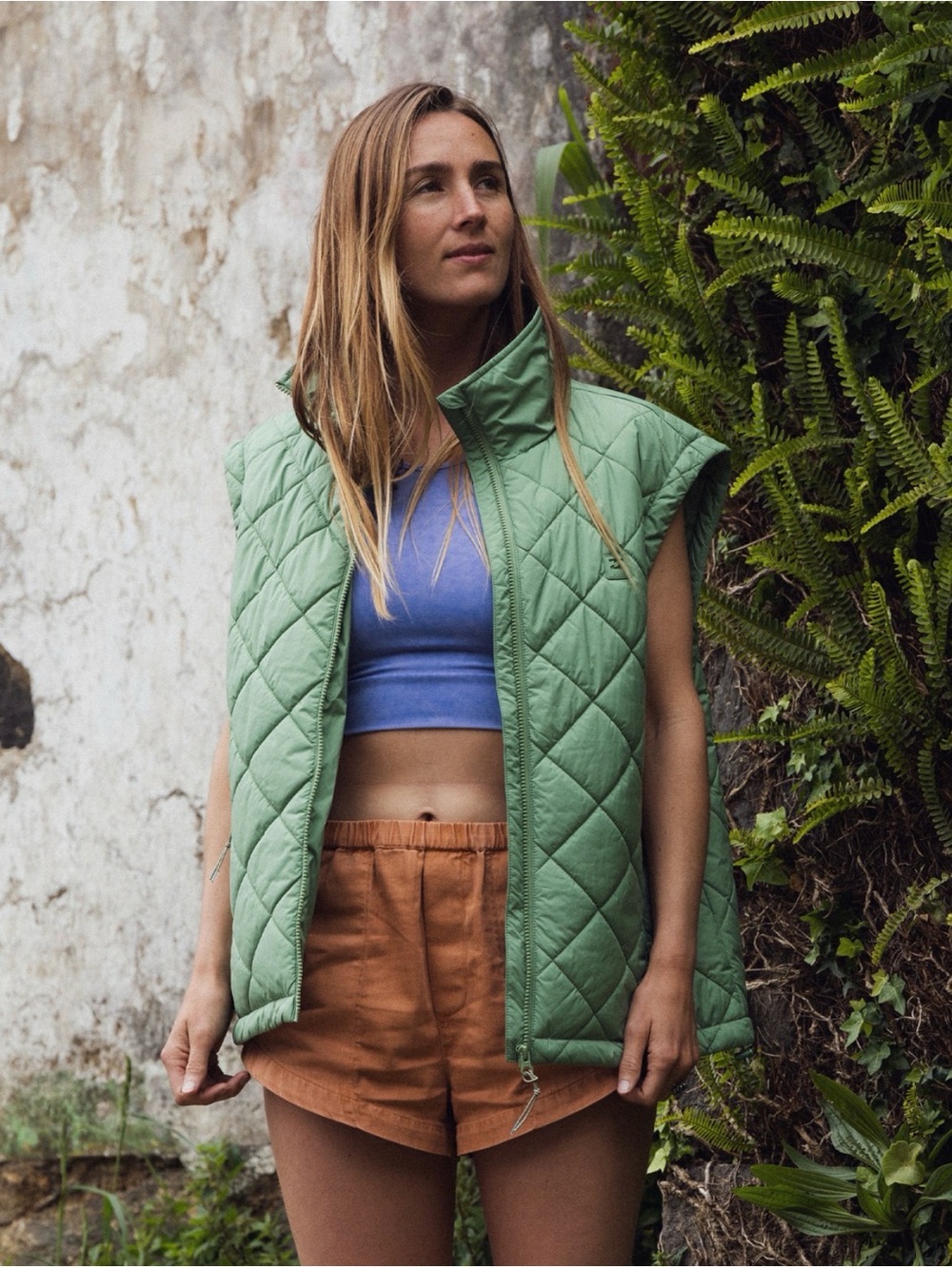 Billabong Puffer Zip-Up Vest